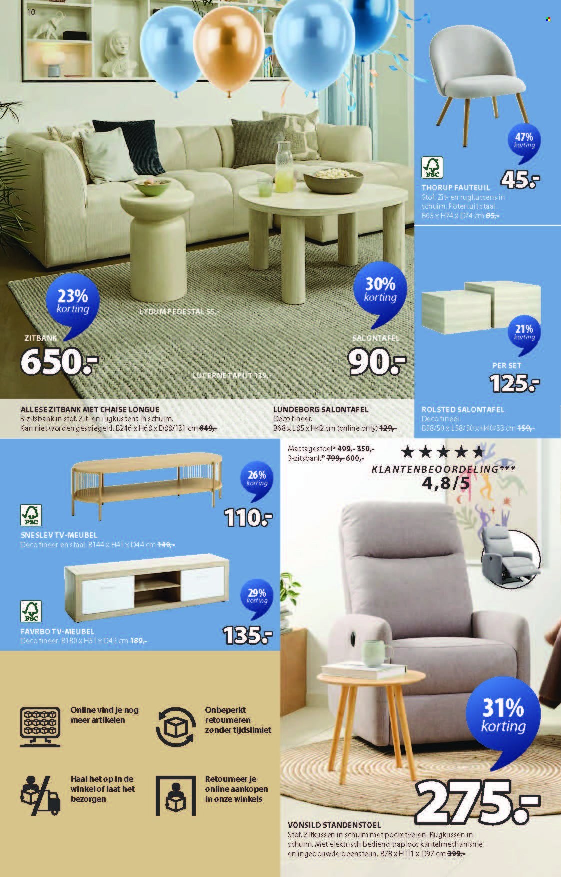 JYSK-aanbieding - 05/05/2025 - 18/05/2025. Pagina 1