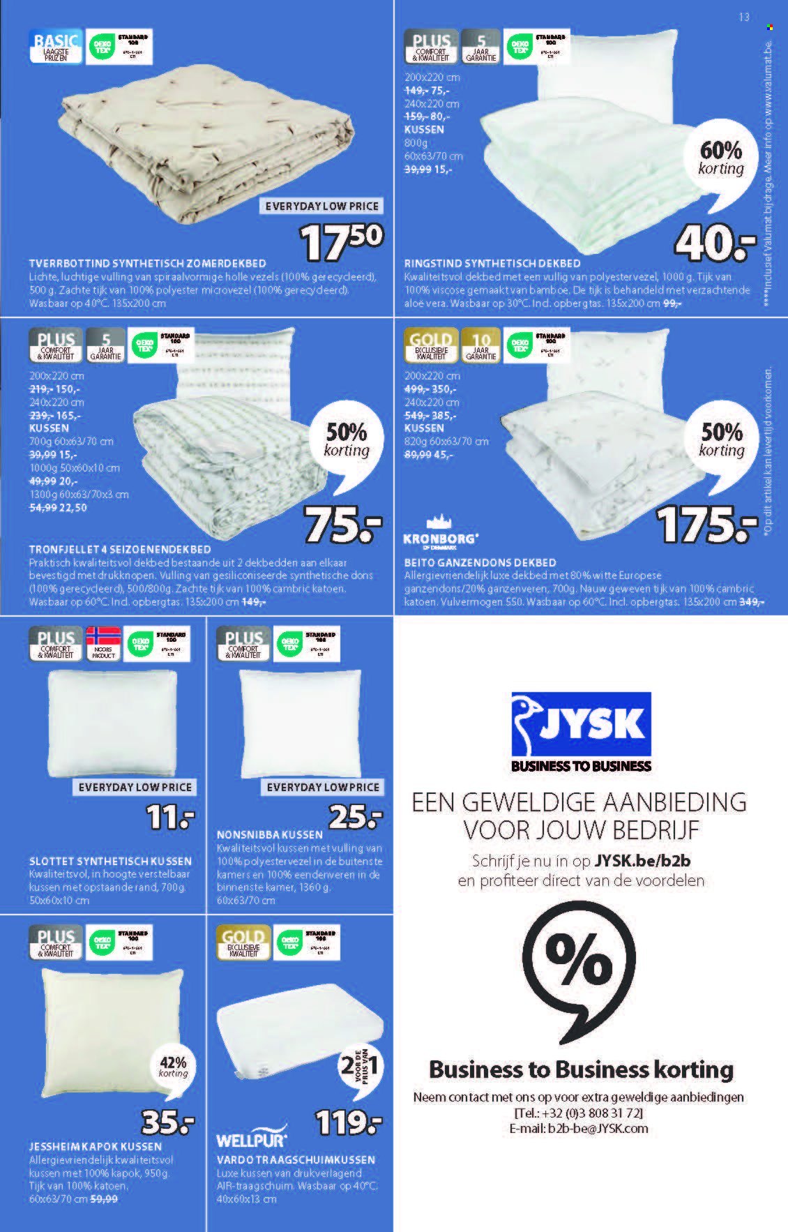 JYSK-aanbieding - 05/05/2025 - 18/05/2025. Pagina 1