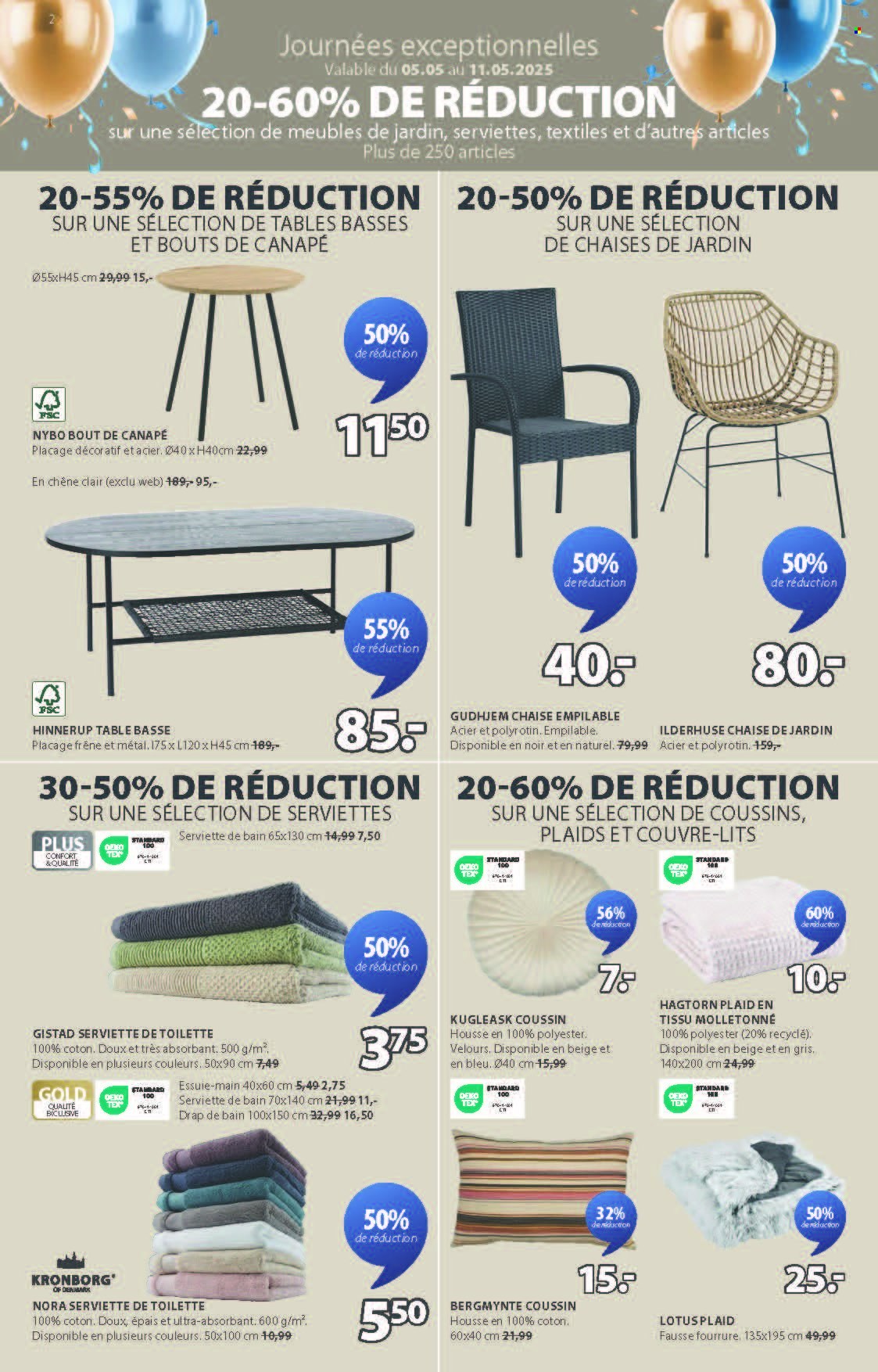 JYSK-aanbieding - 05/05/2025 - 18/05/2025. Pagina 1