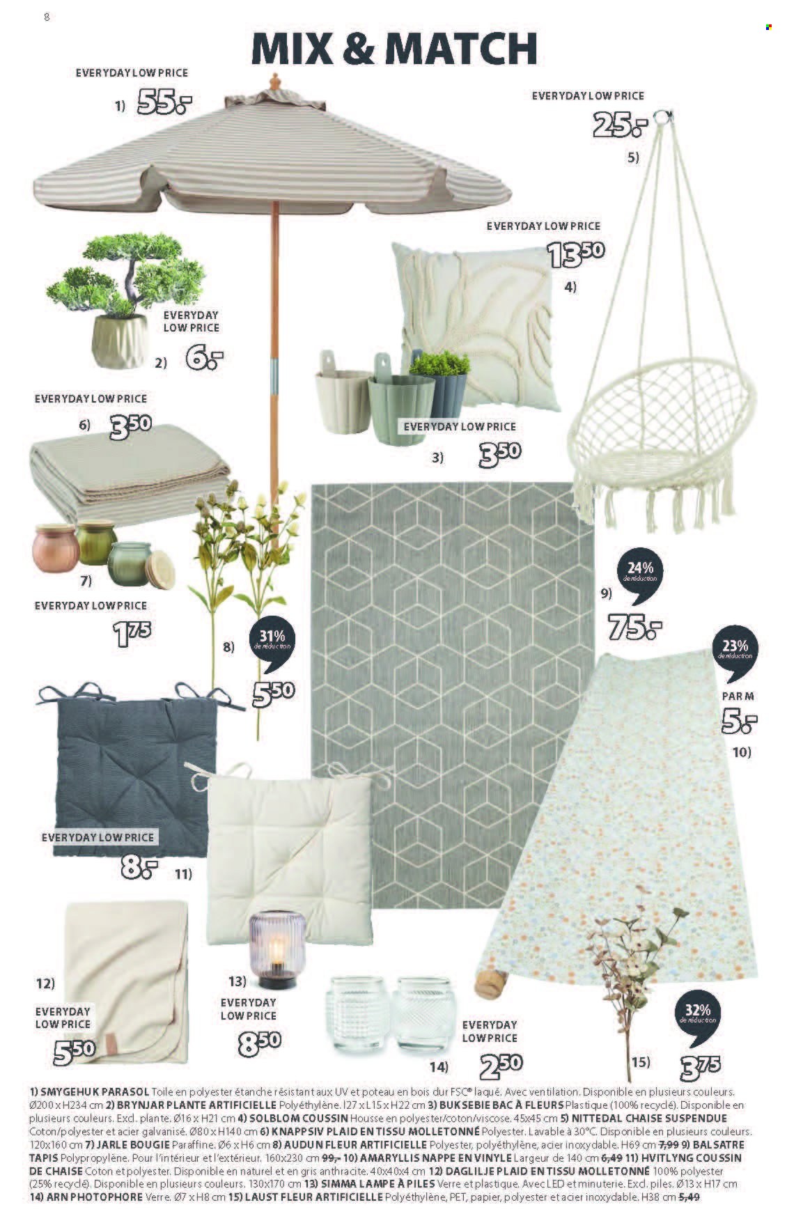 JYSK-aanbieding - 05/05/2025 - 18/05/2025. Pagina 1