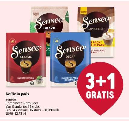 Senseo Koffie in pads