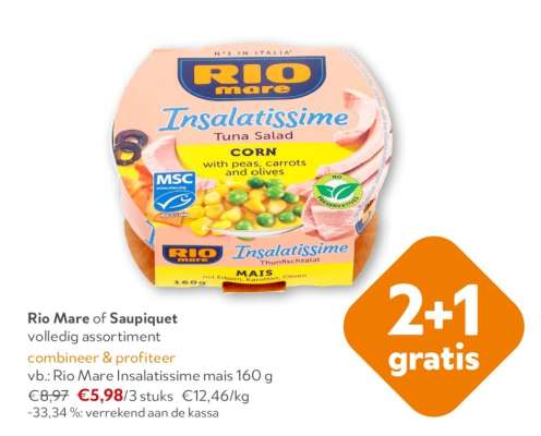 Rio Mare of Saupiquet