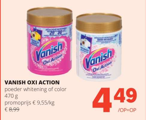 Vanish Oxi Action