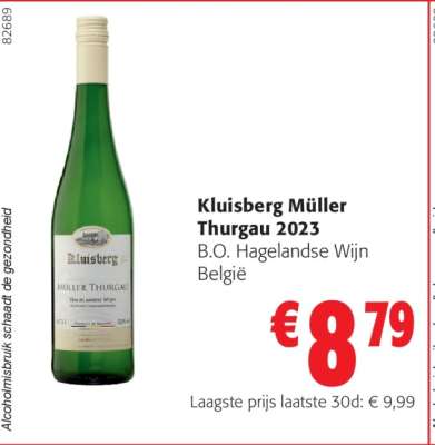Kluisberg Müller Thurgau 2023