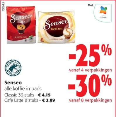 Senseo alle koffie in pads Classic