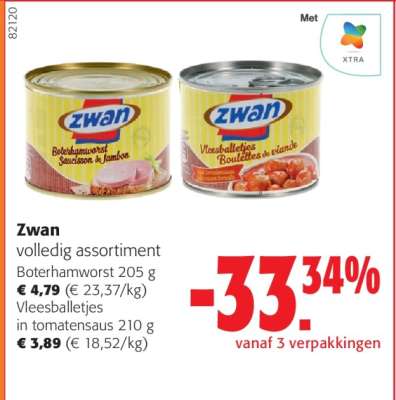 Zwan volledig assortiment