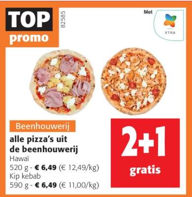 Beenhouwerij pizza's