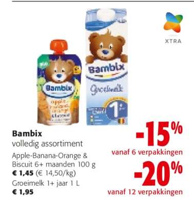 Bambix volledig assortiment