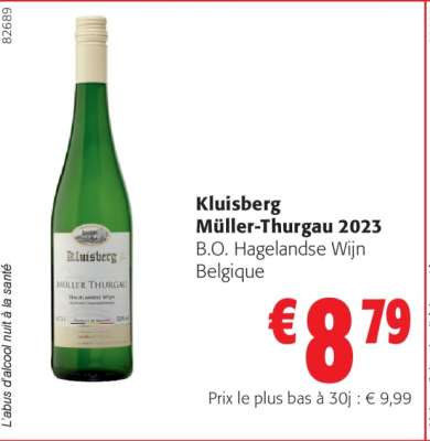 Kluisberg Müller Thurgau 2023