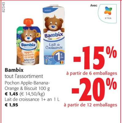 Bambix tout l’assortiment