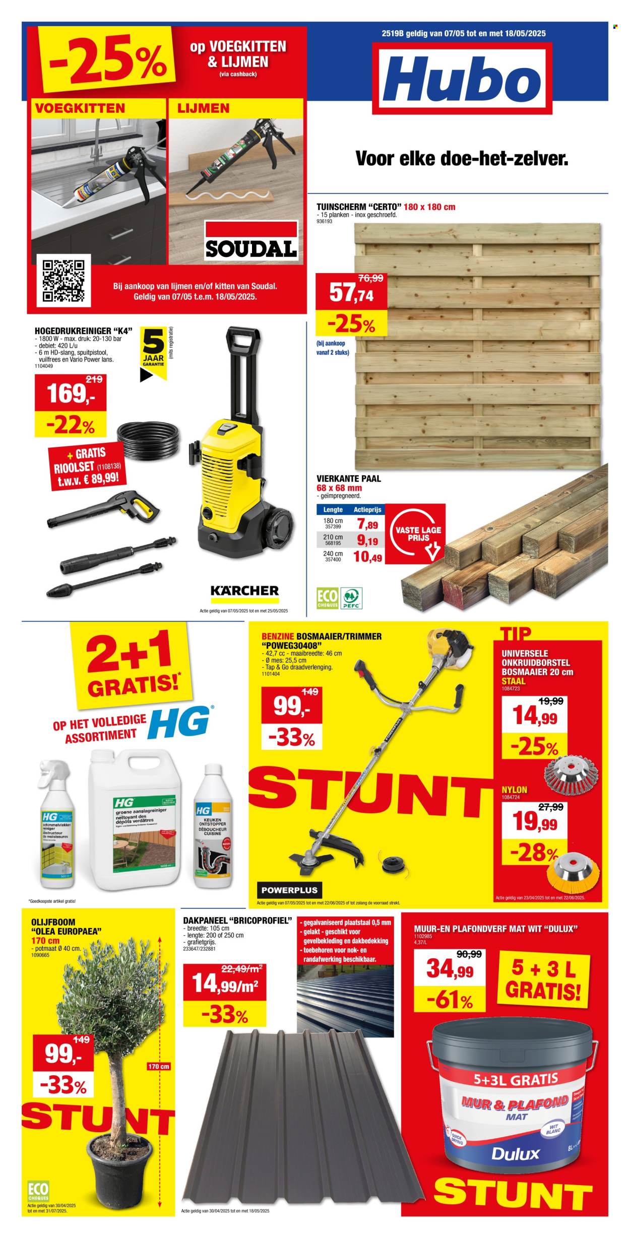 Hubo-aanbieding - 07/05/2025 - 18/05/2025. Pagina 1