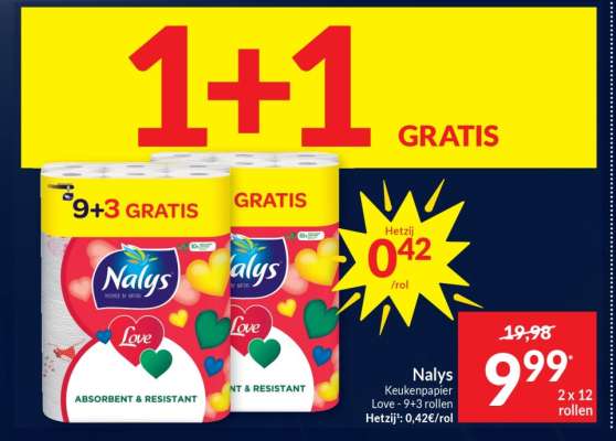 Nalys Keukenpapier Love
