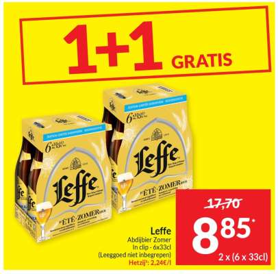 Leffe Abdijbier Zomer