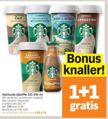 Starbucks ijskoffie 220-250 ml