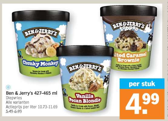 Ben & Jerry's 427-465 ml