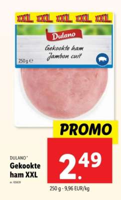 DULANO Gekookte ham XXL