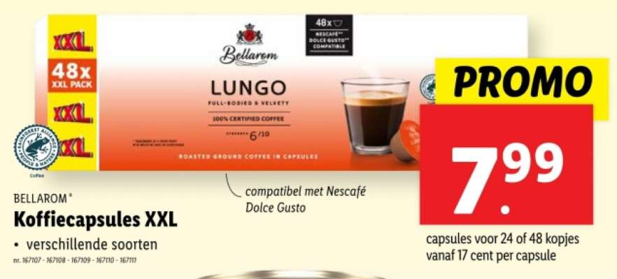Bellarom Koffiecapsules XXL