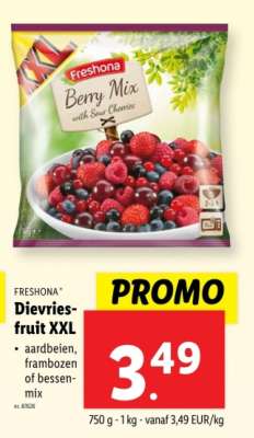 FRESHONA Dievriesfruit XXL