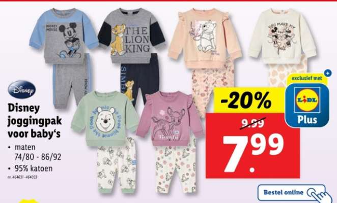 Disney joggingpak voor baby's