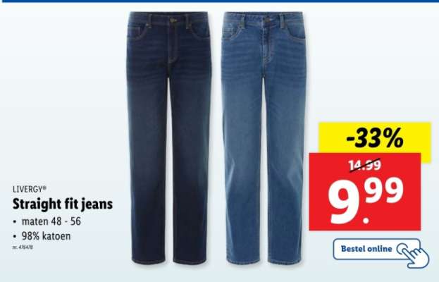 LIVERGY® Straight fit jeans