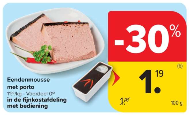 Eendenmousse met porto