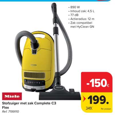 Miele Stofzuiger met zak Complete C3 Flex