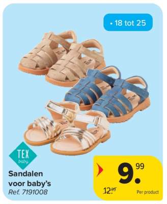 Sandalen voor baby's