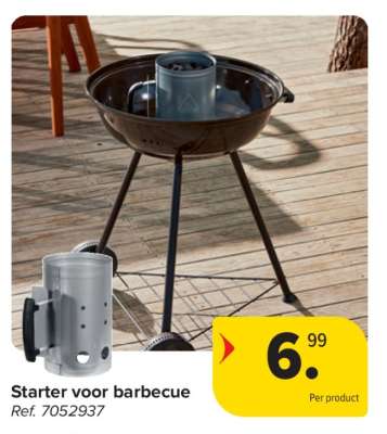 Starter voor barbecue