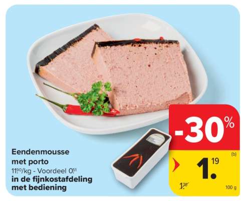 Eendenmousse met porto