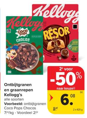 Kellogg's Ontbijtgranen en Graanrepen