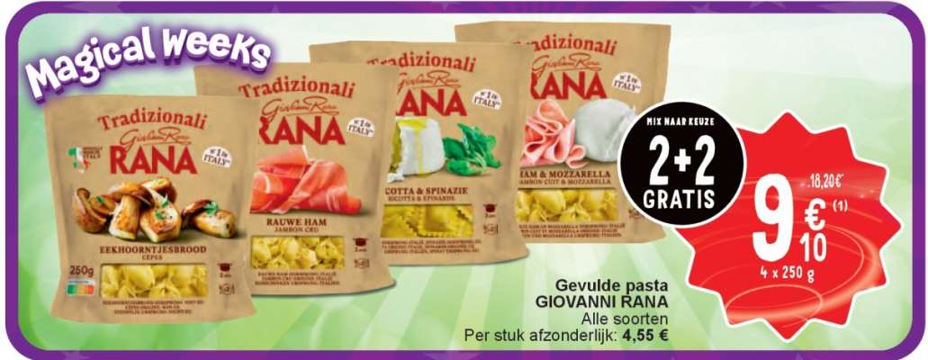 Gevulde pasta GIOVANNI RANA