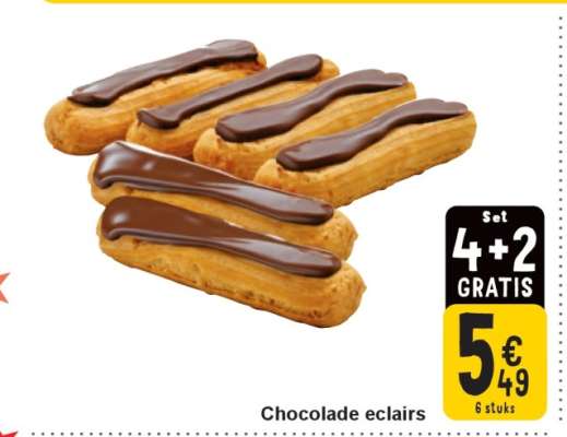 Chocolade eclairs