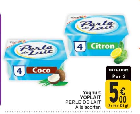Yoghurt YOPLAIT PERLE DE LAIT