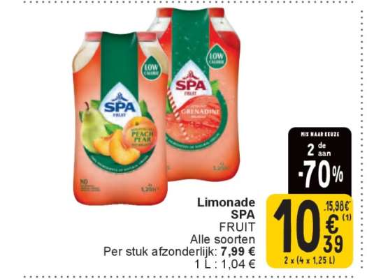 Limonade SPA FRUIT