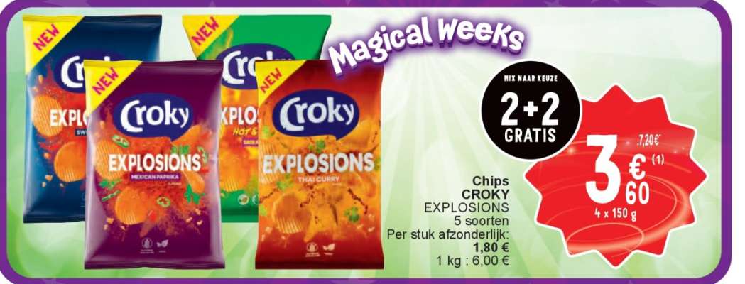 Chips CROKY EXPLOSIONS
