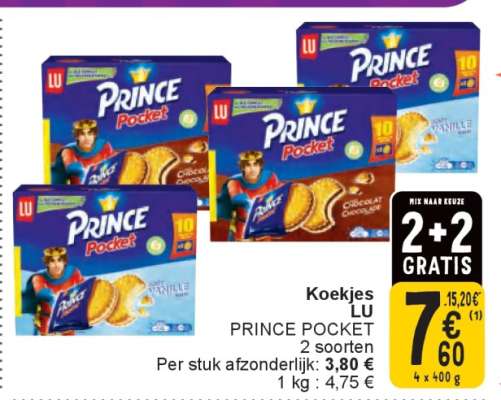 Koekjes LU PRINCE POCKET