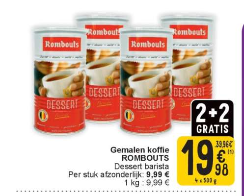 Gemalen koffie ROMBOUTS
