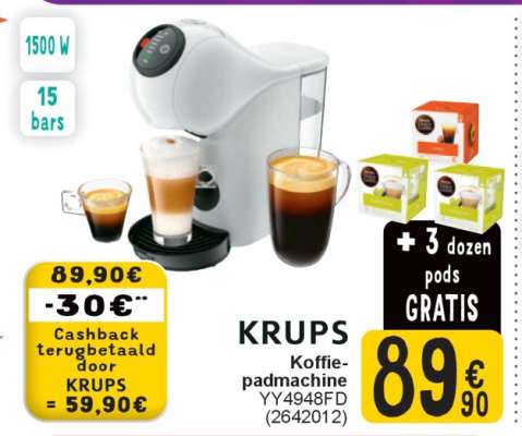 KRUPS Koffie-padmachine