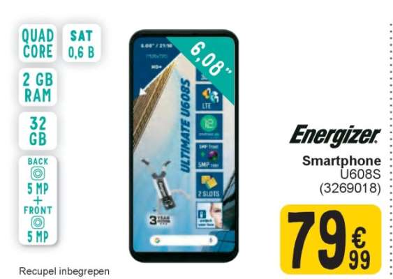 Energizer Smartphone U608S