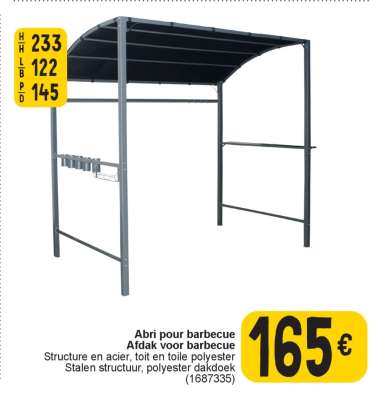 Abri pour barbecue