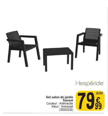 Set salon de jardin / Tuinset