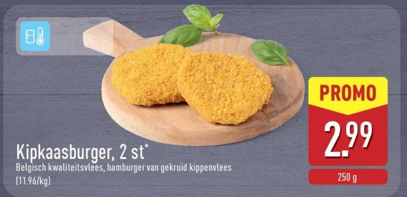 Kipkaasburger, 2 st