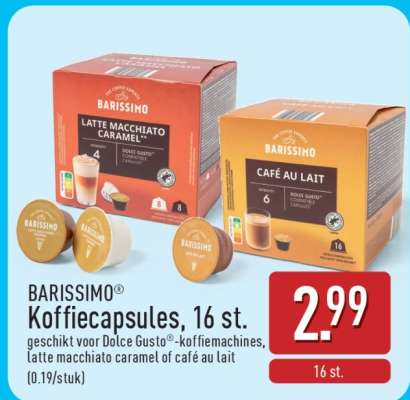 BARISSIMO® Koffiecapsules, 16 st.