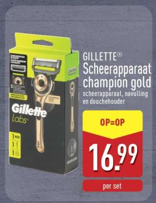 GILLETTE® Scheerapparaat champion gold