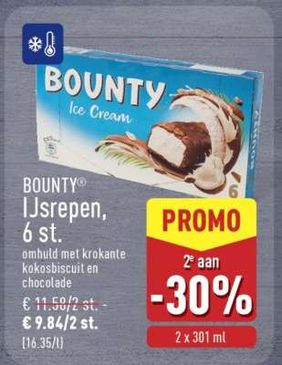 BOUNTY® IJsrepen, 6 st.