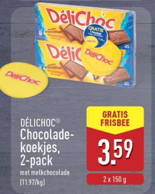 DÉLICHOC® Chocolade-koekjes, 2-pack