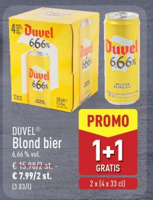Duvel Blond bier