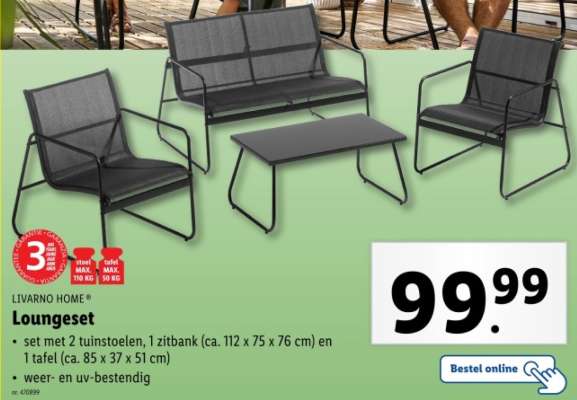 LIVARNO HOME Loungeset