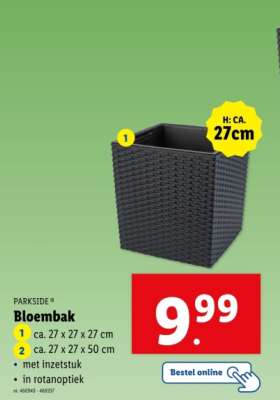 PARKSIDE Bloembak