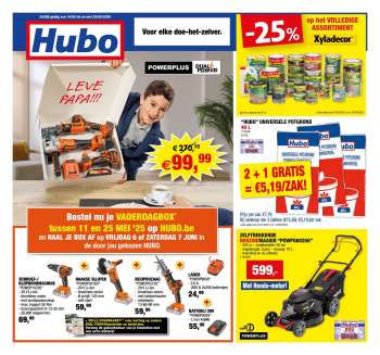 Hubo-aanbieding - 14/05/2025 - 25/05/2025.